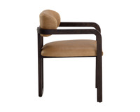 Madrone Dining Brown - Ludlow Sesame Leather Armchair