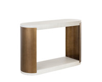 Cavette White Console Table