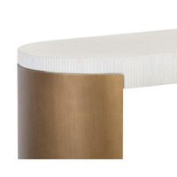 Cavette White Console Table