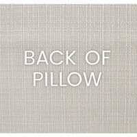 Mati Linen Smoke Throw Pillow - Pillow Detail | Bone & Brass