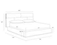 Beckham King - Chacha Cream Bed