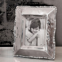Frame Organic Pearl 5 x 7 Frame - Frame Corner Detail | Bone & Brass