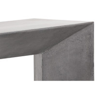 Nomad Grey Console Table, view 2