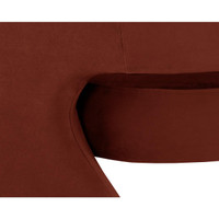 Rosalia Meg Rust Lounge Chair, view 3