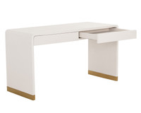Ilona Oyster Shagreen Desk