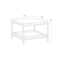 Arden Side Table, view 3