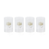 Kelsey Suspended Glass Tealight Holder, Extra Small, Set of 4 - Tealight Holder View | Bone & Brass