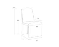 Cascata Marseille Camel Leather Dining Chair