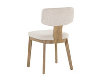 Rickett Weathered Oak - Dove Cream Dining Chair