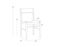 Bondi Light Oak Dining Chair