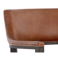 Brylea Brown - Shalimar Tobacco Leather Counter Stool, view 2