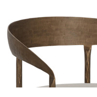 Zanatta Dining Zenith Taupe Grey Armchair, view 2