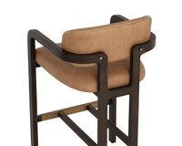 Madrone Barstool Brown - Ludlow Sesame Leather