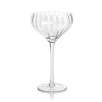 Madden Optic Cocktail Glasses, Set 4 | Bone & Brass