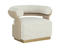 Olida Swivel Hailey Moon / Napa Beige Lounge Chair
