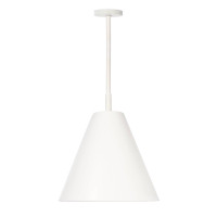 Bluff Outdoor Pendant White | Bone & Brass