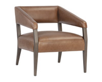 Carlyle Shalimar Tobacco Leather Lounge Chair