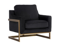 Kalmin Abbington Black Lounge Chair