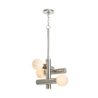 Dion Polished Nickel Pendant | Bone & Brass