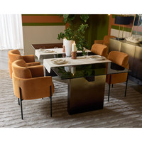 Richie Dining Black - Danny Amber Armchair