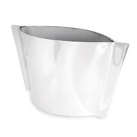 Mid Century Large Silver Ice Bucket | Bone & Brass