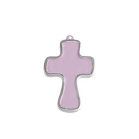 Encanto Athens Cross Ornament (Lilac) | Bone & Brass