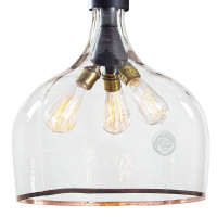 Demi John Pendant Large - Pendant View | Bone & Brass