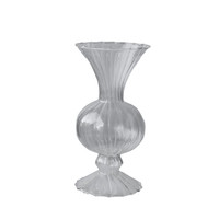 Glass Cambridge Flora Flower Vase Set 2 (Clear) | Bone & Brass