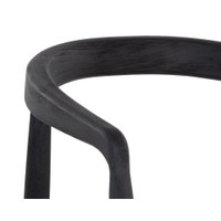 Cayman Dining Charcoal Armchair, view 2