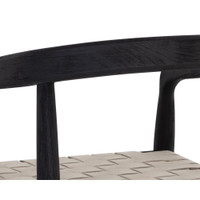 Cayman Dining Charcoal Armchair, view 5