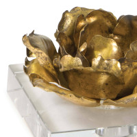 Gold Leaf Adeline Candle Accessory, view 4