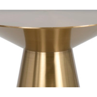 Carmel End Yellow Gold Table, view 3