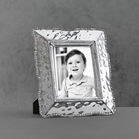 Frame Organic Pearl 8 x 10 Frame - Frame Side View | Bone & Brass