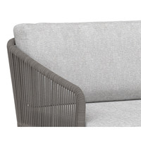 Allariz Warm Grey & Light Grey Outdoor Sofa, view 7