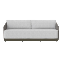 Allariz Warm Grey & Light Grey Outdoor Sofa, view 4