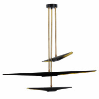 Concorde Chandelier Black | Bone & Brass