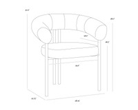 Oniva Dining Black - Noah Meadow Armchair