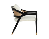 Kirsten Linoso Ivory Lounge Chair