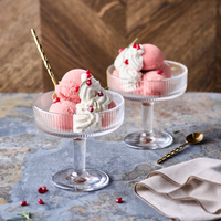 Alice Glass Pedestal Dessert Cups – Set of 6, view 2