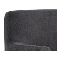 Cybil Polo Club Kohl Grey Lounge Chair, view 2