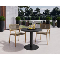 Kavala Stackable Dining Natural Armchair, view 4