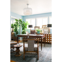 Lofton 18" Polished Nickel Chandelier