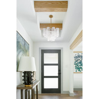 Addis Aged Brass Chandelier
