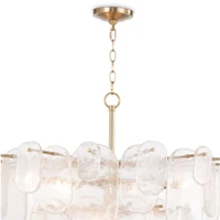 Echo Natural Brass Chandelier