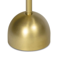 Arthur Natural Brass Marble Accent Table