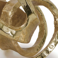 Gold Decorative Metal Knot