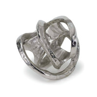 Polished Nickel Decorative Metal Knot