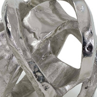 Polished Nickel Decorative Metal Knot