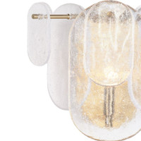 Echo Polished Nickel Sconce