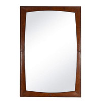 Estaban Cognac Leather Mirror